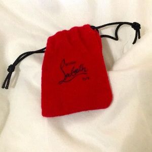 Christina Louboutin mini dustbag
